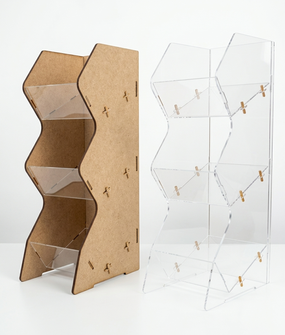 espositore da bar smontabile plexiglass caramelle